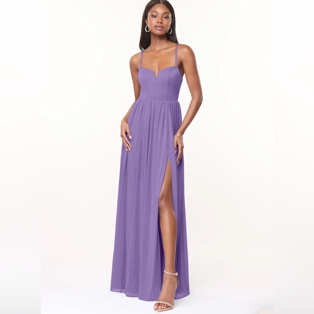Elegant Purple Maxi Dress